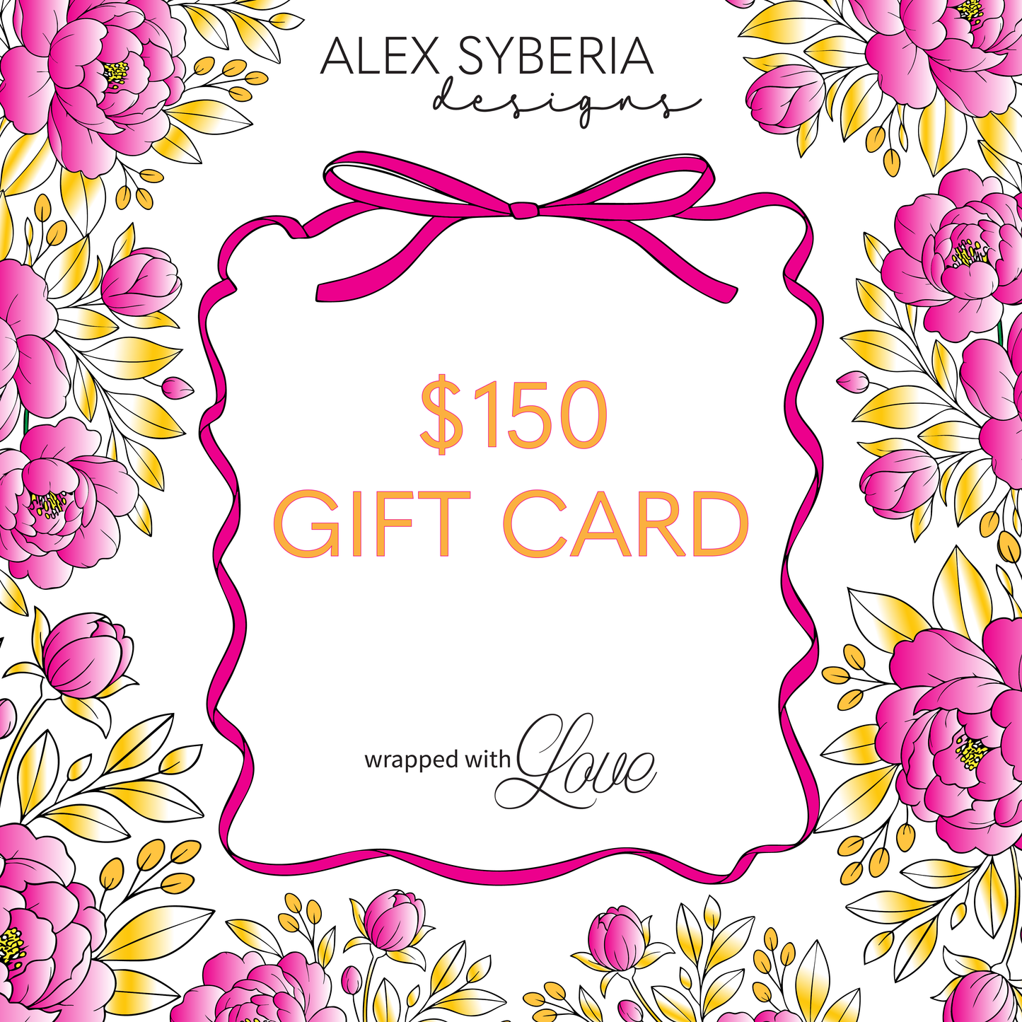 Alex Syberia Designs Gift Cards