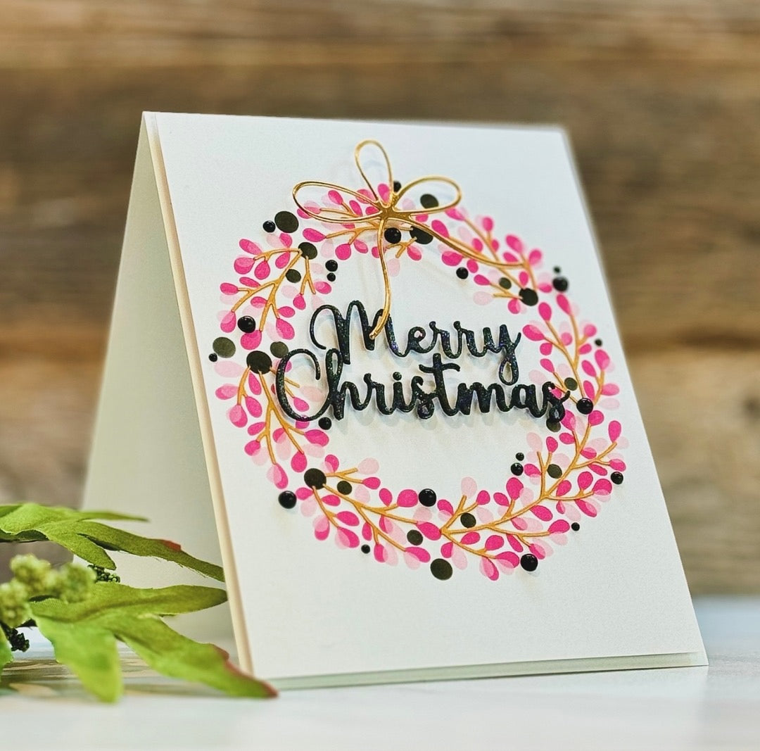 Be Merry Sentiments Die Set