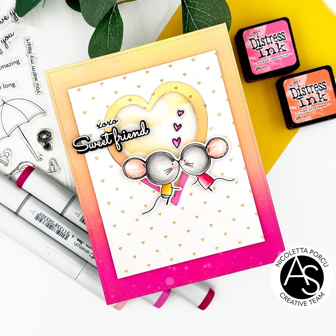 Tiny Hearts Hot Foil Plate