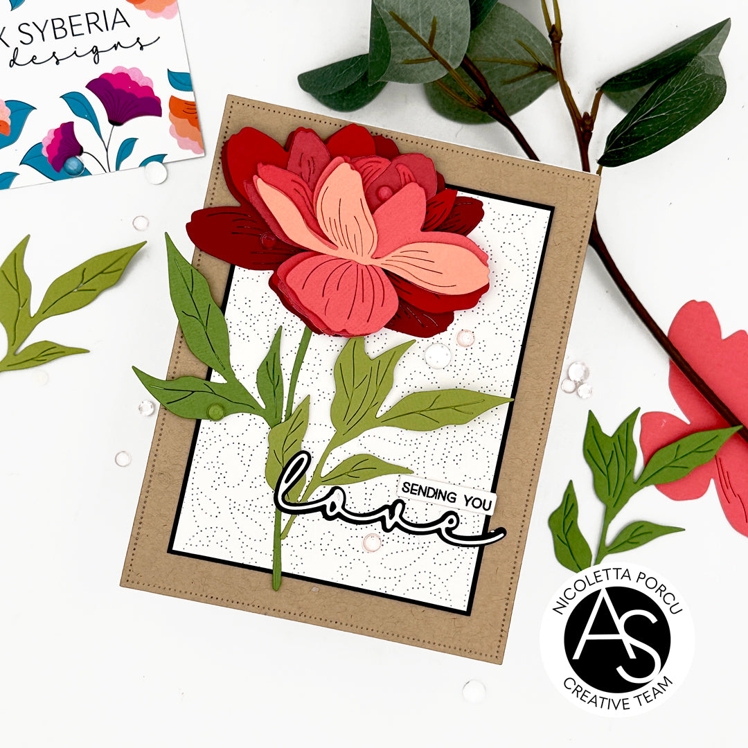 Elegant Peony Die Set