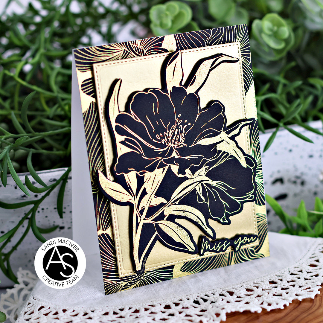 Elegant Blooms Press Plate & Die Set