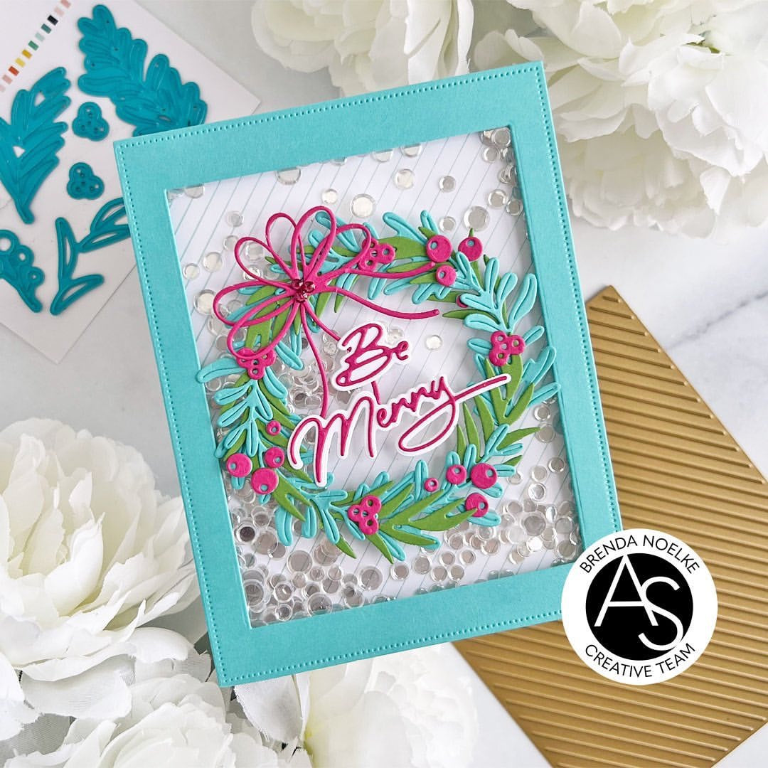 Be Merry Sentiments Die Set