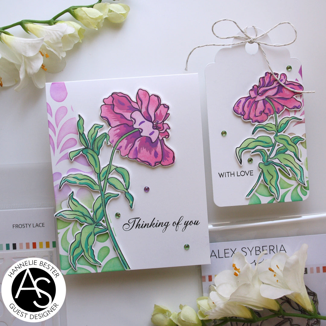 Midnight Blooms Layering Stencil Set