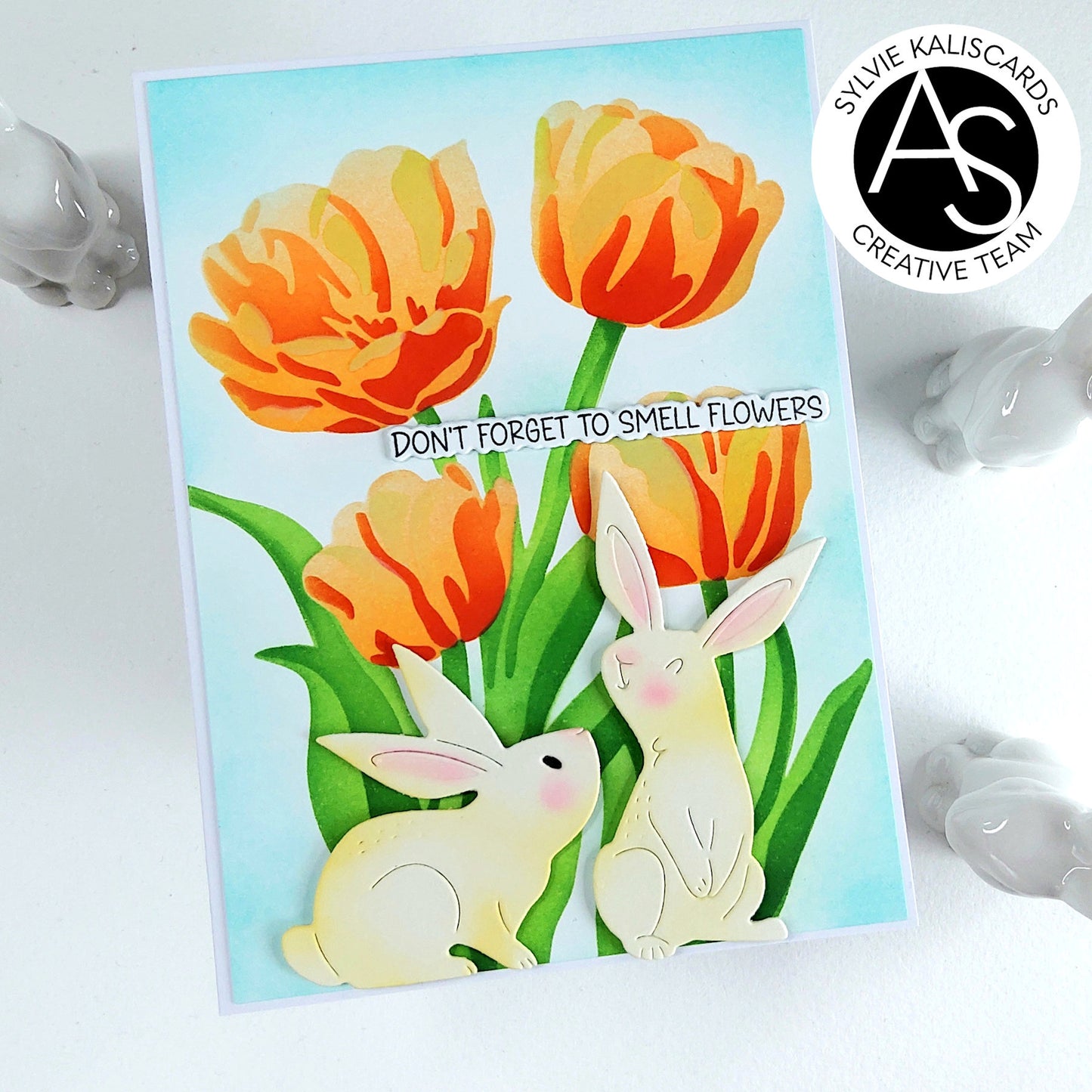 Spring Tulips Stencil Set
