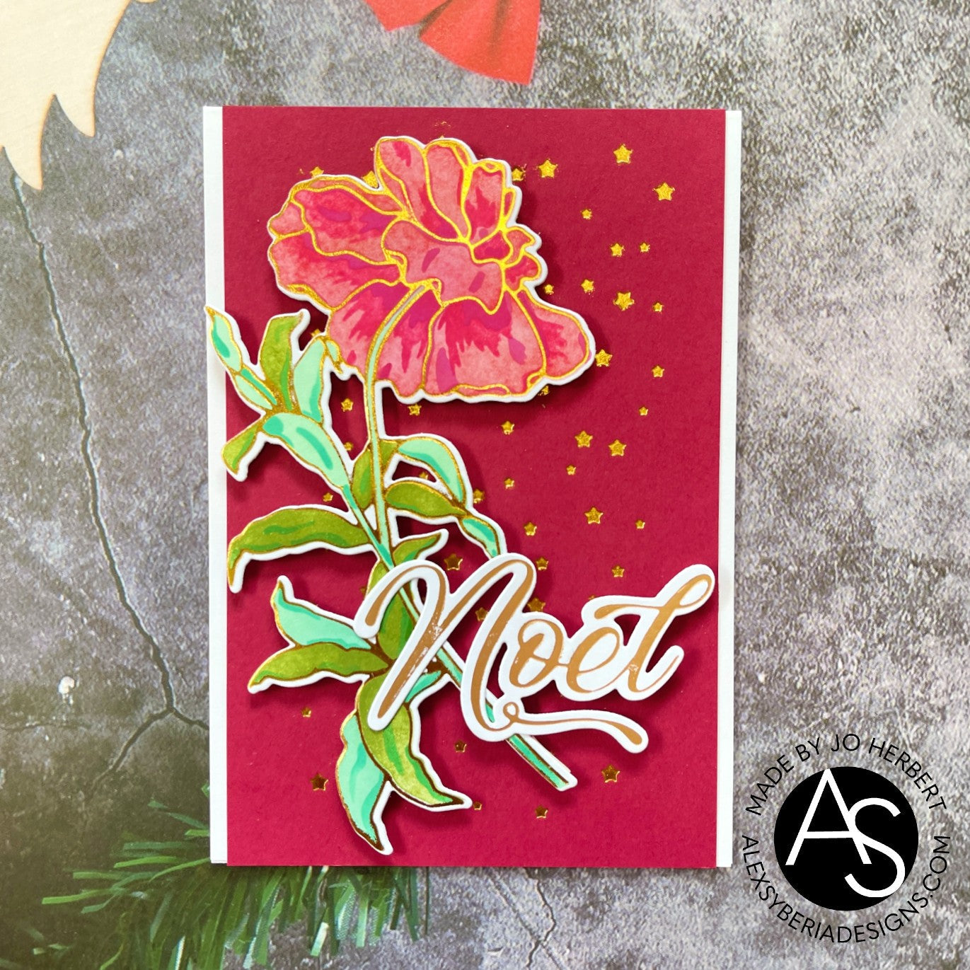 Midnight Blooms Layering Stencil Set