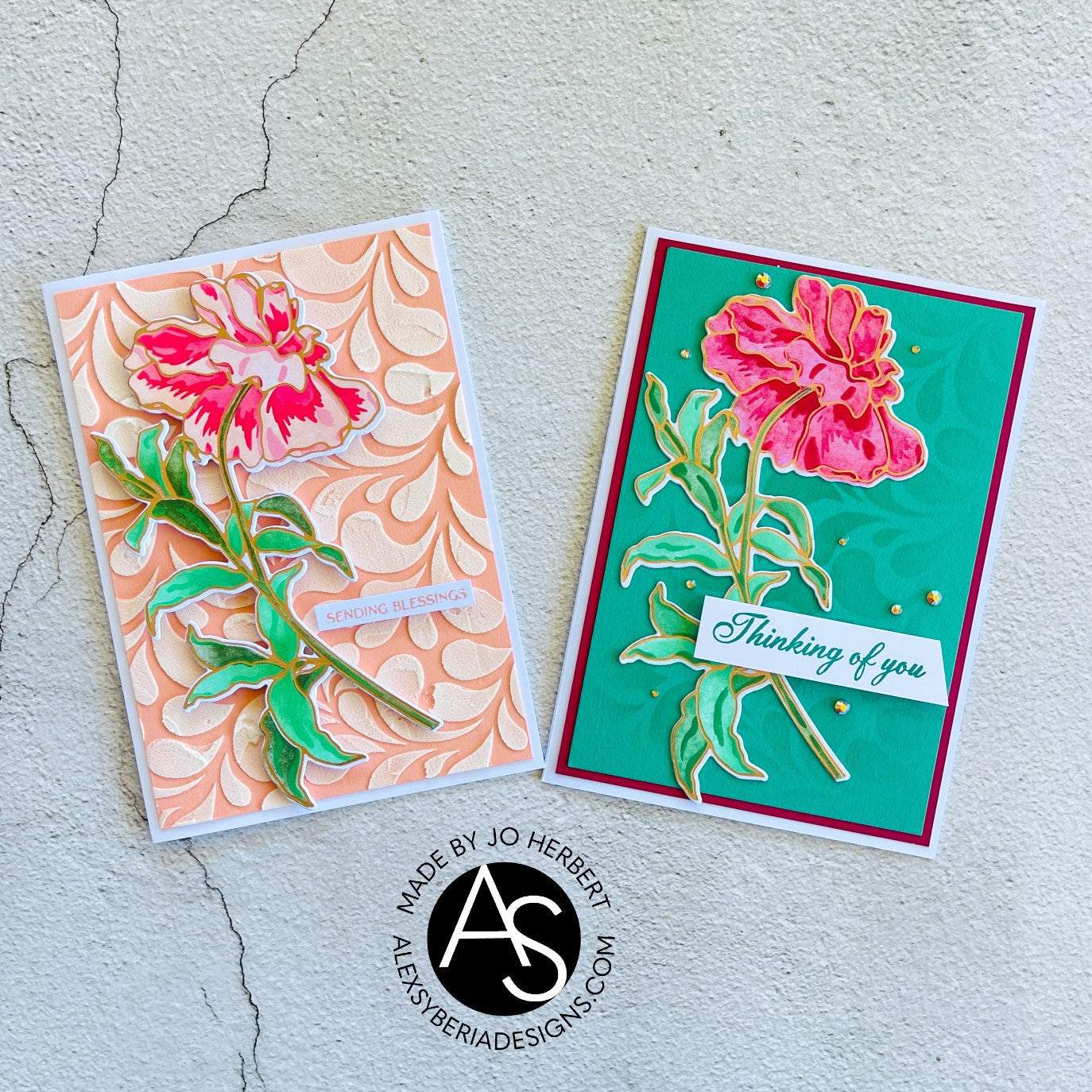 Midnight Blooms Layering Stencil Set