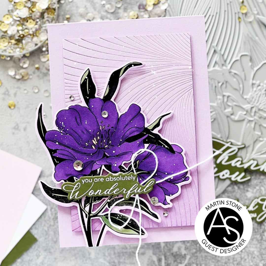 Charming Floral Background Stencil Set & Press Plate – Alex Syberia Designs, BetterPress System compatible, die-cutting, cardmaking supplies, sentiments cardmaking, scrapbooking ideas