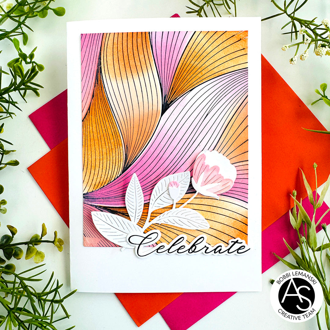 Abstract Background Stencil Set