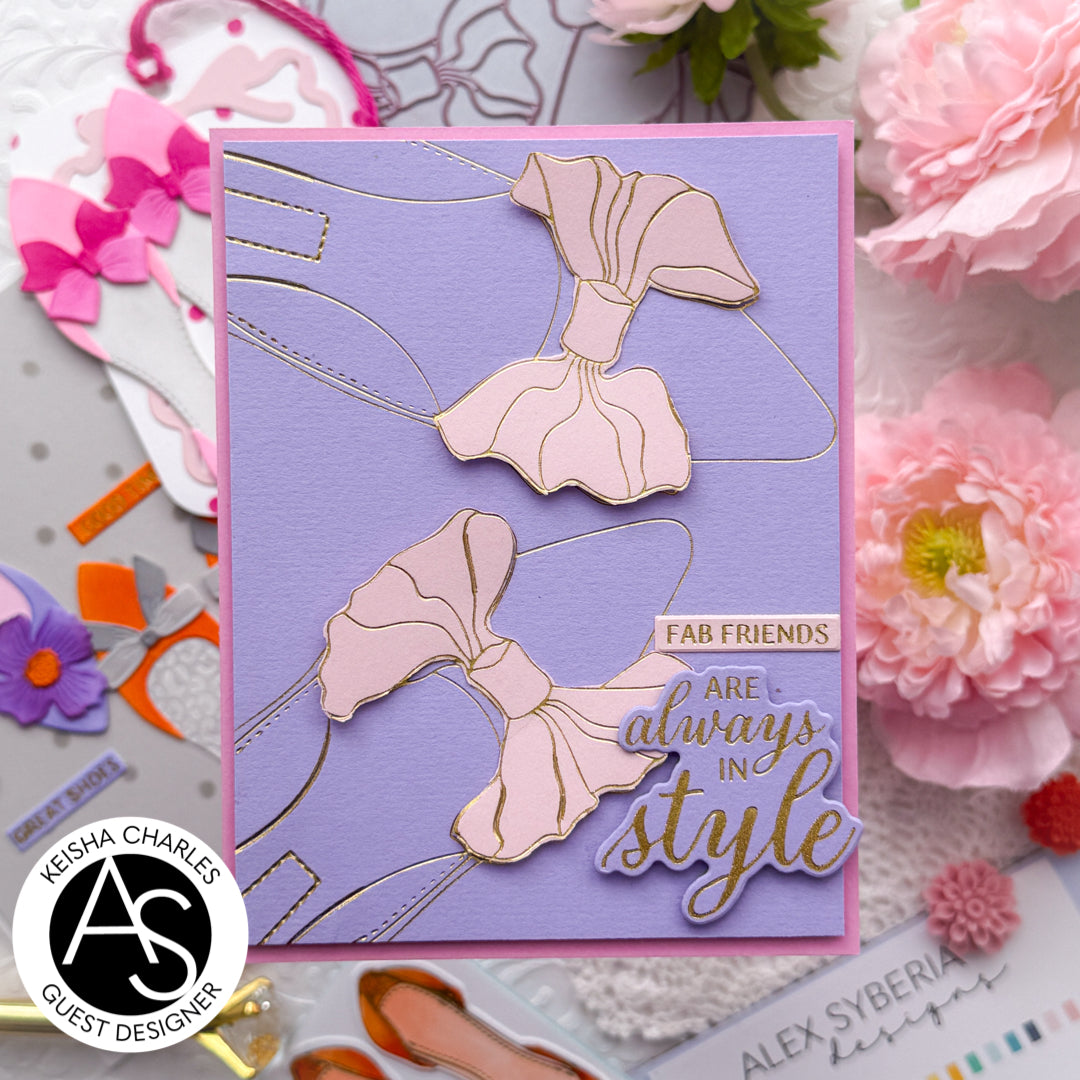 Bow Shoes Stencil Set