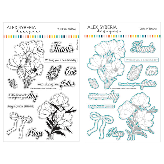 Tulips in Bloom Stamp & Die Bundle
