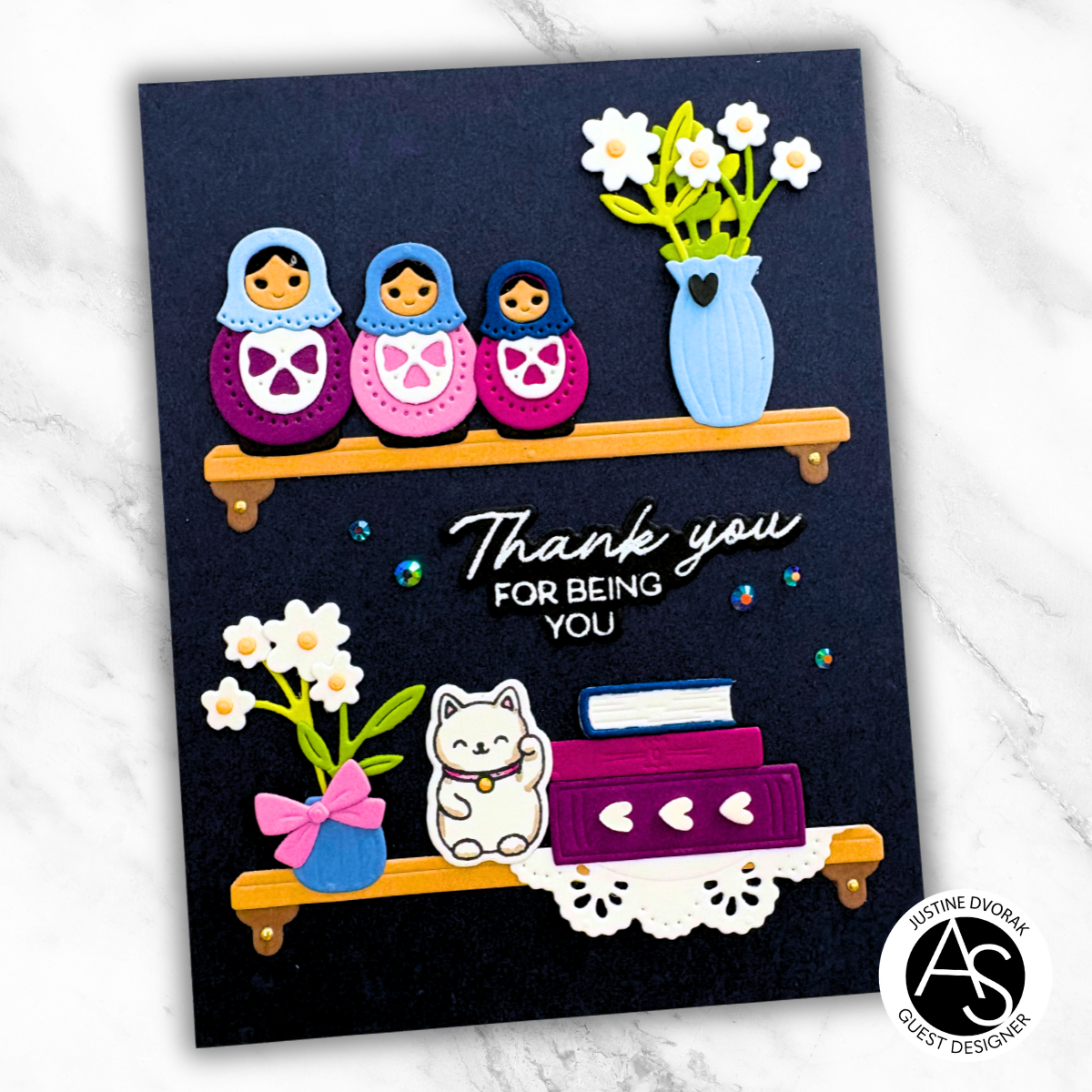 Lucky Cat & Friends Stamp Set