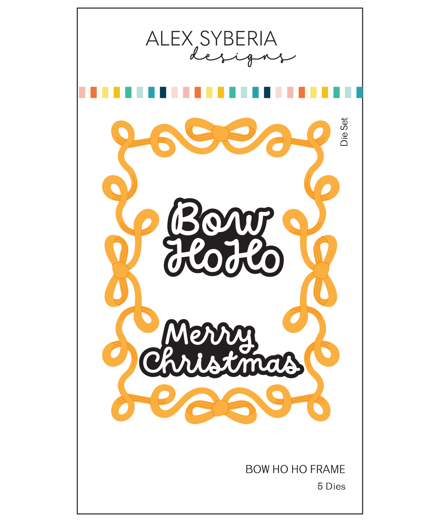 Bow Ho Ho Frame Die Set