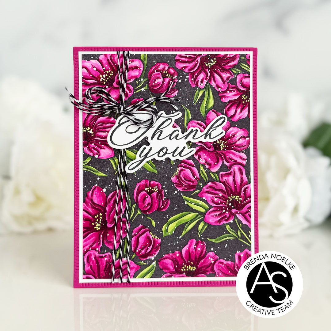 Charming Floral Background Stencil Set & Press Plate – Alex Syberia Designs, BetterPress System compatible, die-cutting, cardmaking supplies, sentiments cardmaking, scrapbooking ideas