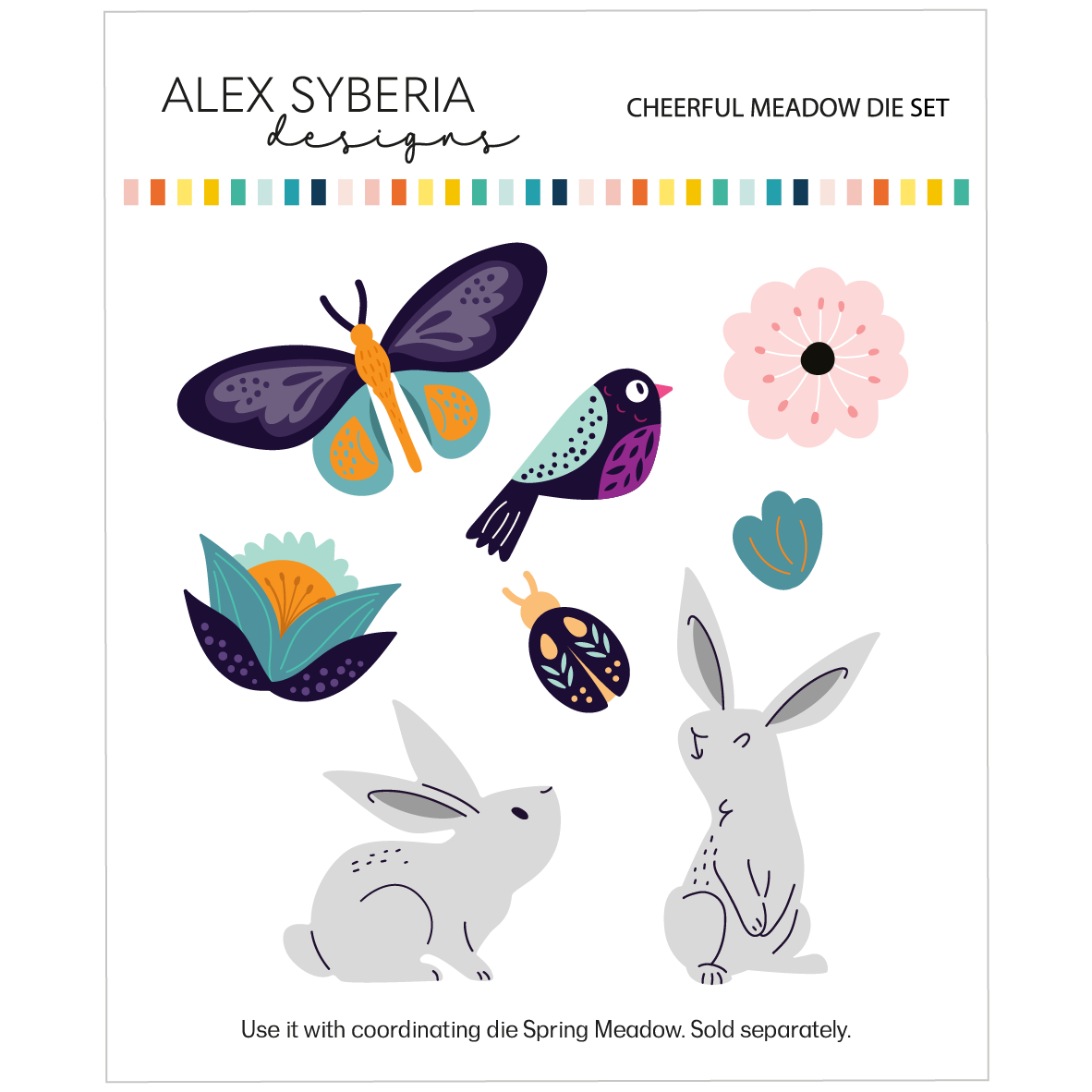 Cheerful Meadow Die Set
