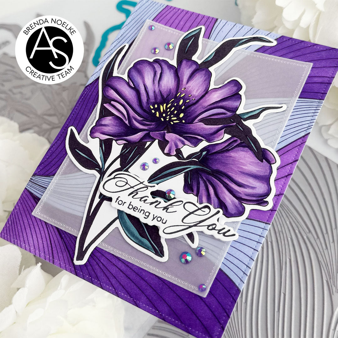 Charming Floral Background Stencil Set & Press Plate – Alex Syberia Designs, BetterPress System compatible, die-cutting, cardmaking supplies, sentiments cardmaking, scrapbooking ideas