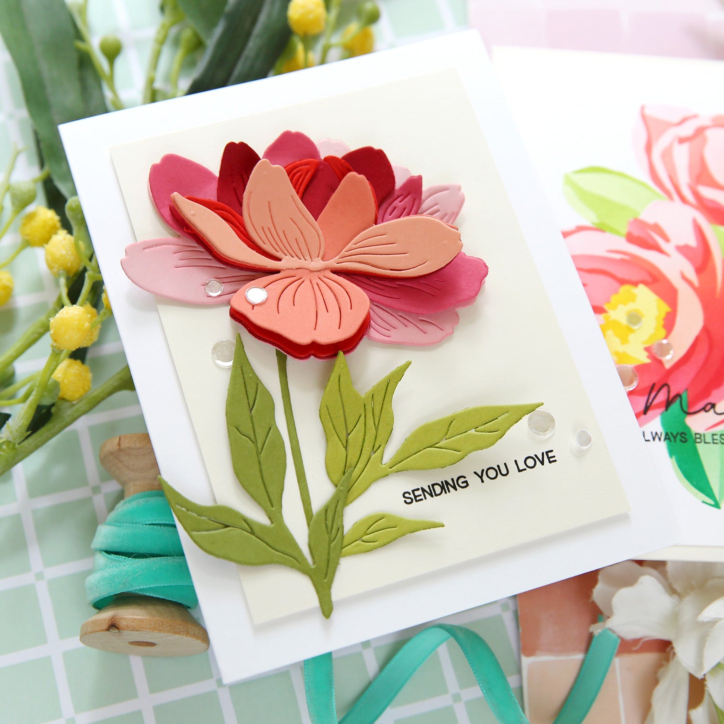 Elegant Peony Die Set