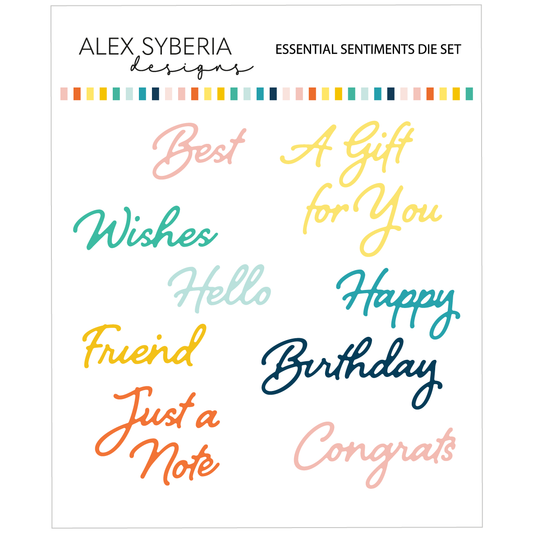 Essential Sentiments Die Set