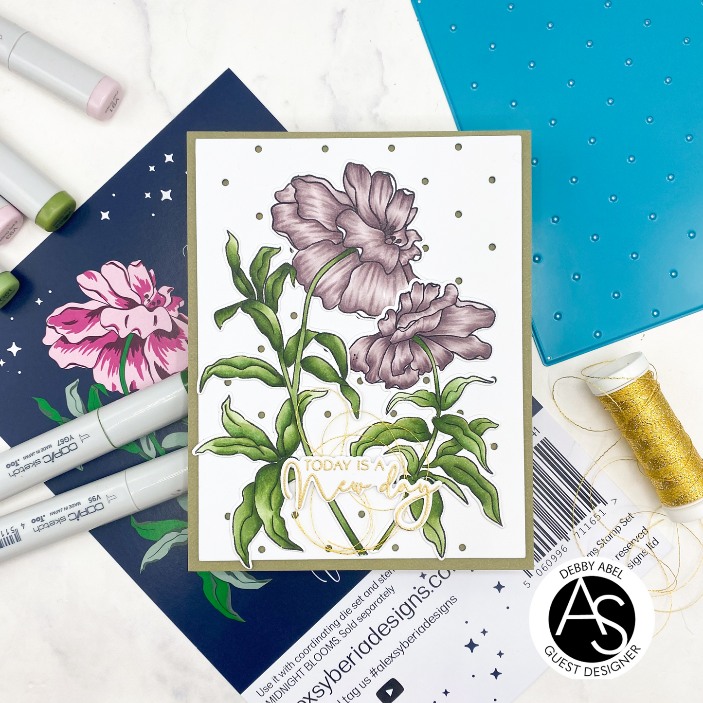 Midnight Blooms Stamp Set