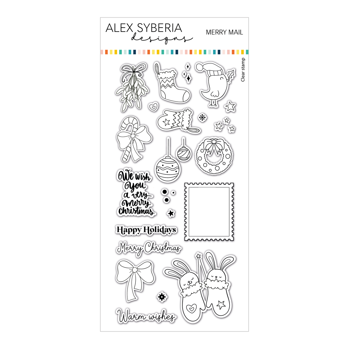 Merry Mail Stamp Set