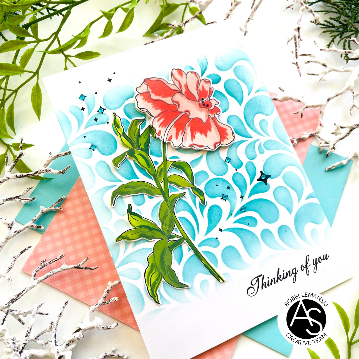 Midnight Blooms Layering Stencil Set