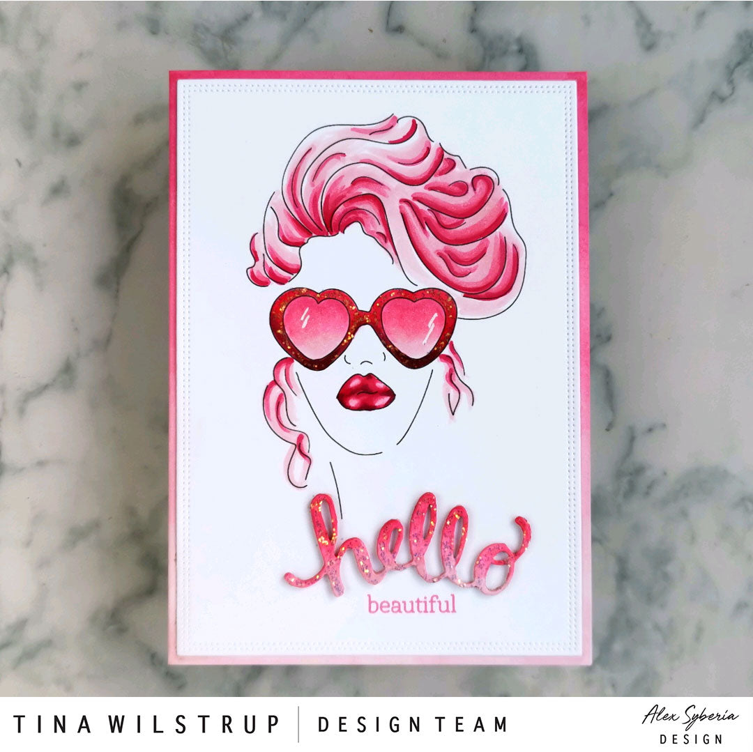 Hello Gorgeous Digital Stamp