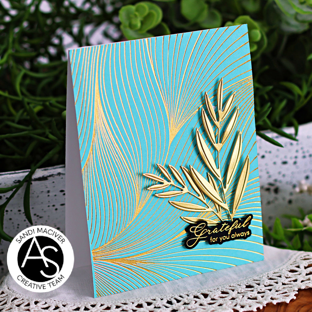 Abstract Floral Background Press Plate – Alex Syberia Designs, BetterPress System compatible, die-cutting, cardmaking supplies