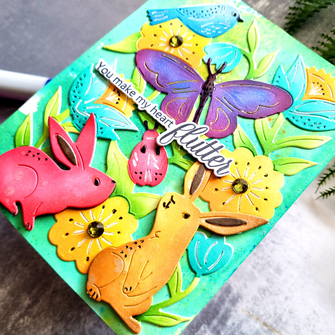 Cheerful Meadow Die Set
