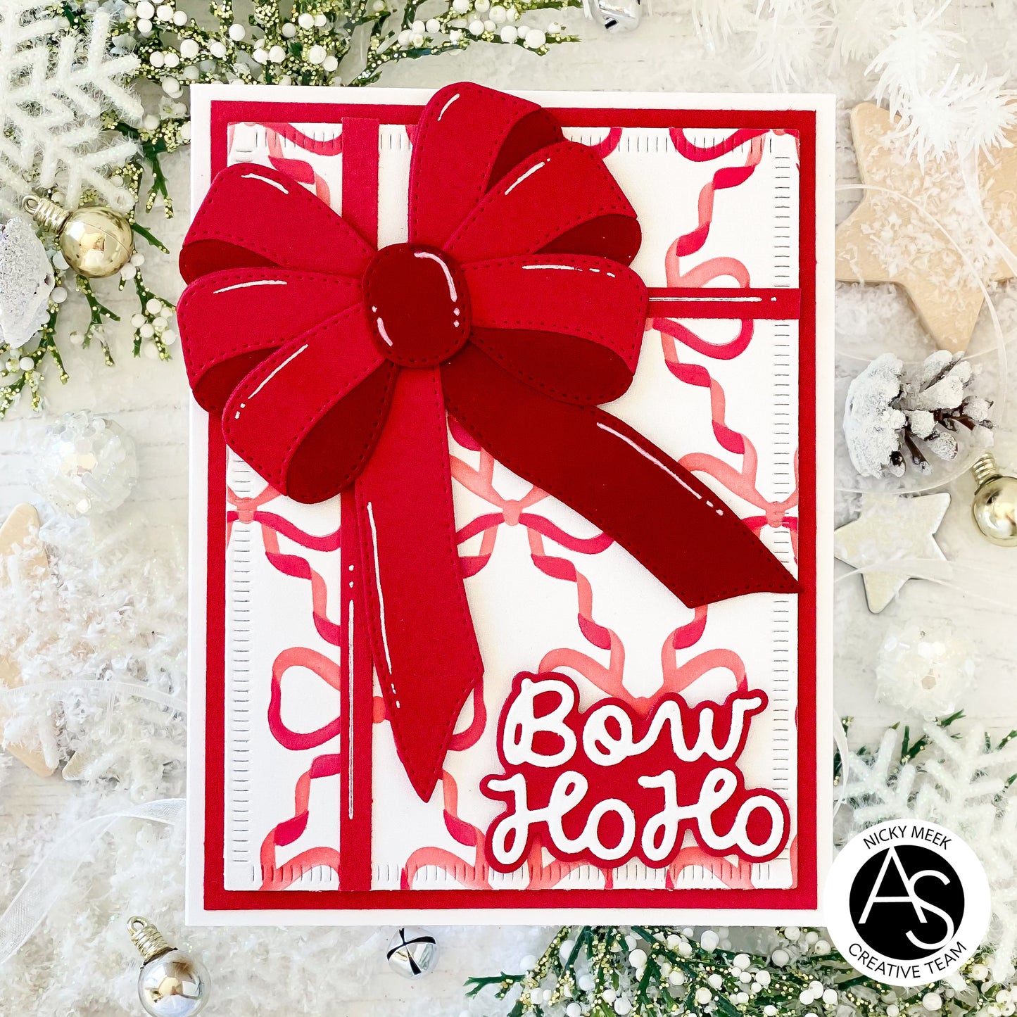 Chic Bows Stencil Set