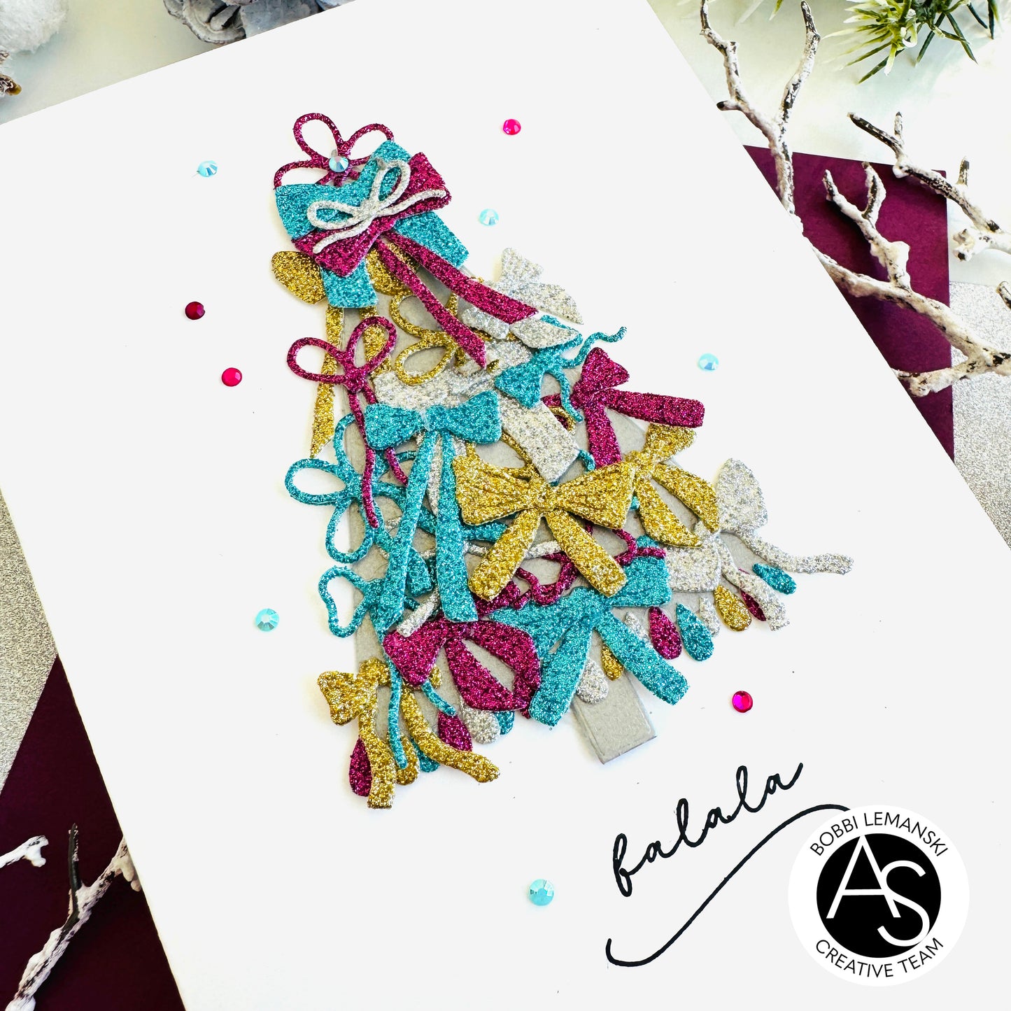 Build-a-Bow Christmas Tree Die Set