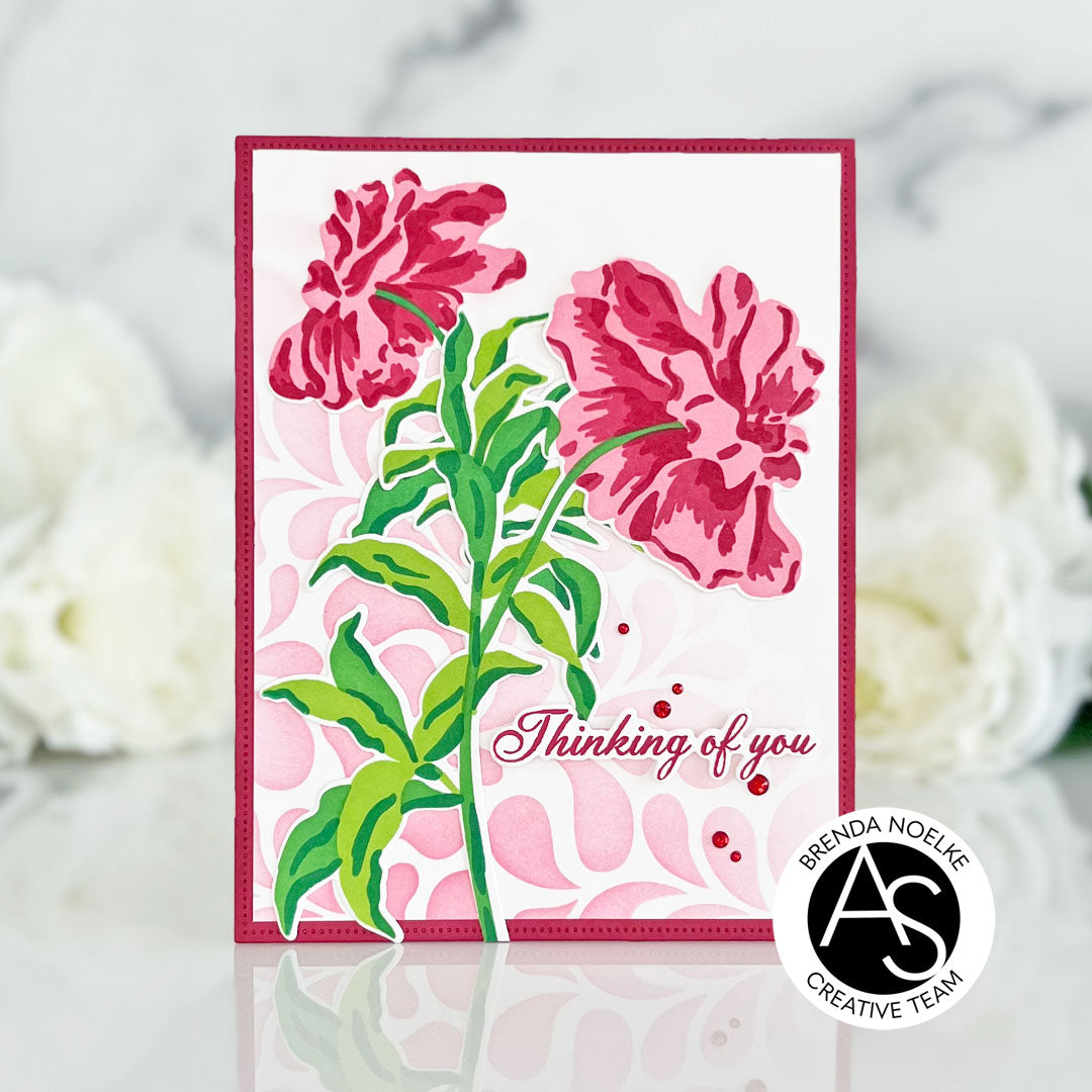 Midnight Blooms Layering Stencil Set