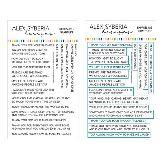 Expressing Gratitude Stamp & Die Bundle