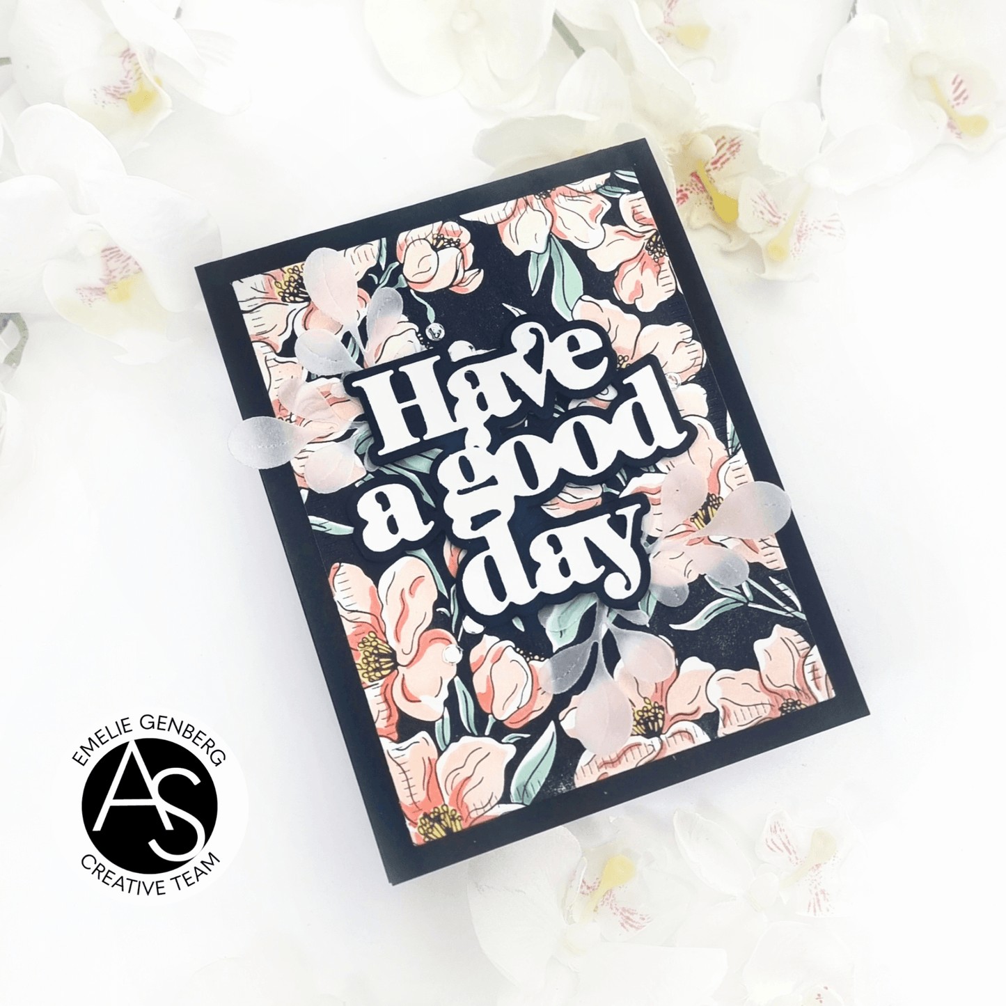 Charming Floral Background Stencil Set & Press Plate – Alex Syberia Designs, BetterPress System compatible, die-cutting, cardmaking supplies, sentiments cardmaking, scrapbooking ideas