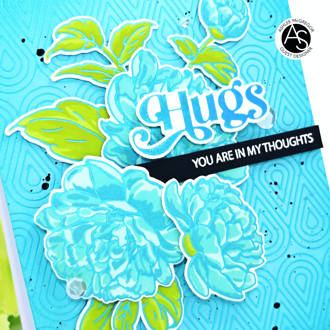 Gorgeous Peonies Stencil Set