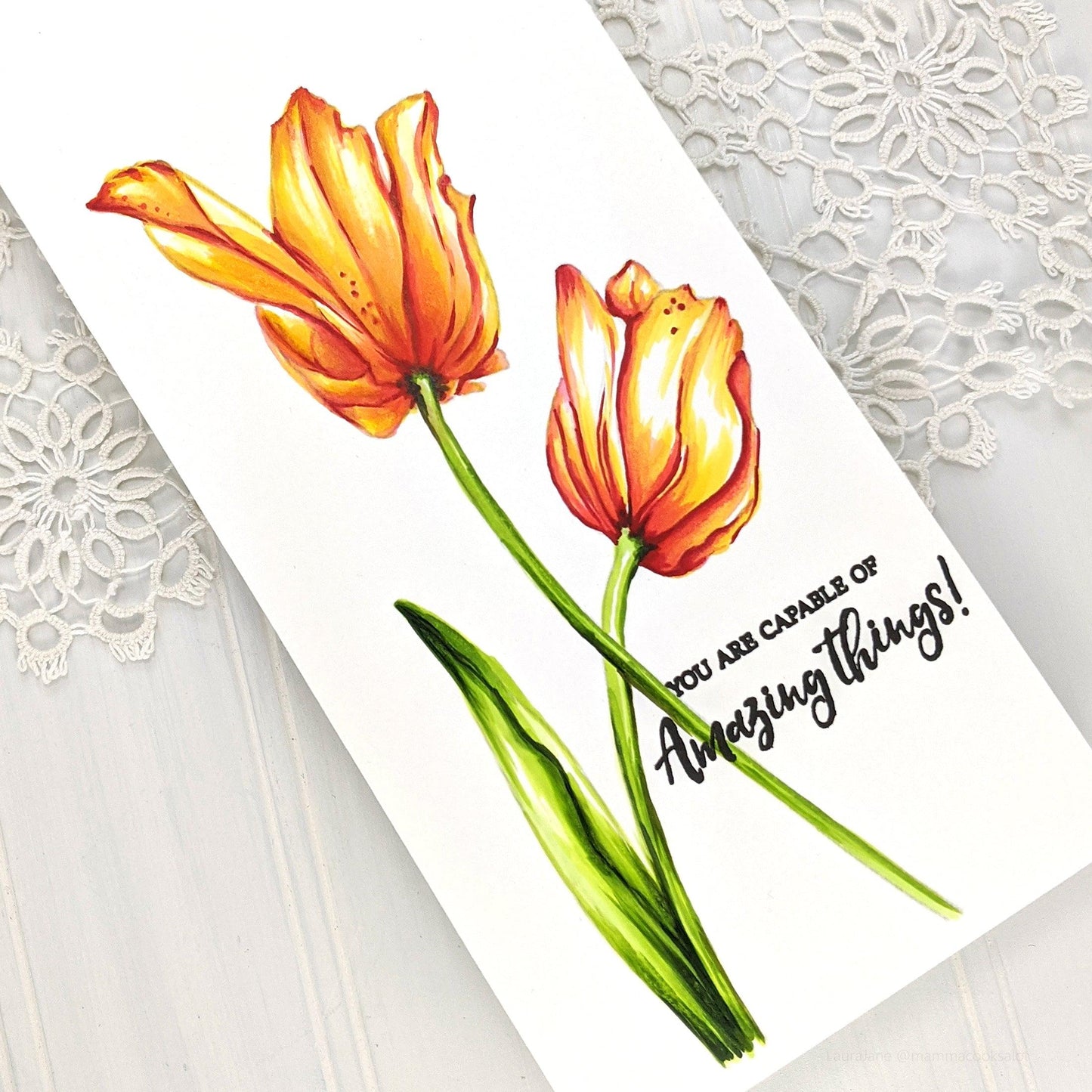 Tulips Digital Stamp Bundle - Alex Syberia Designs
