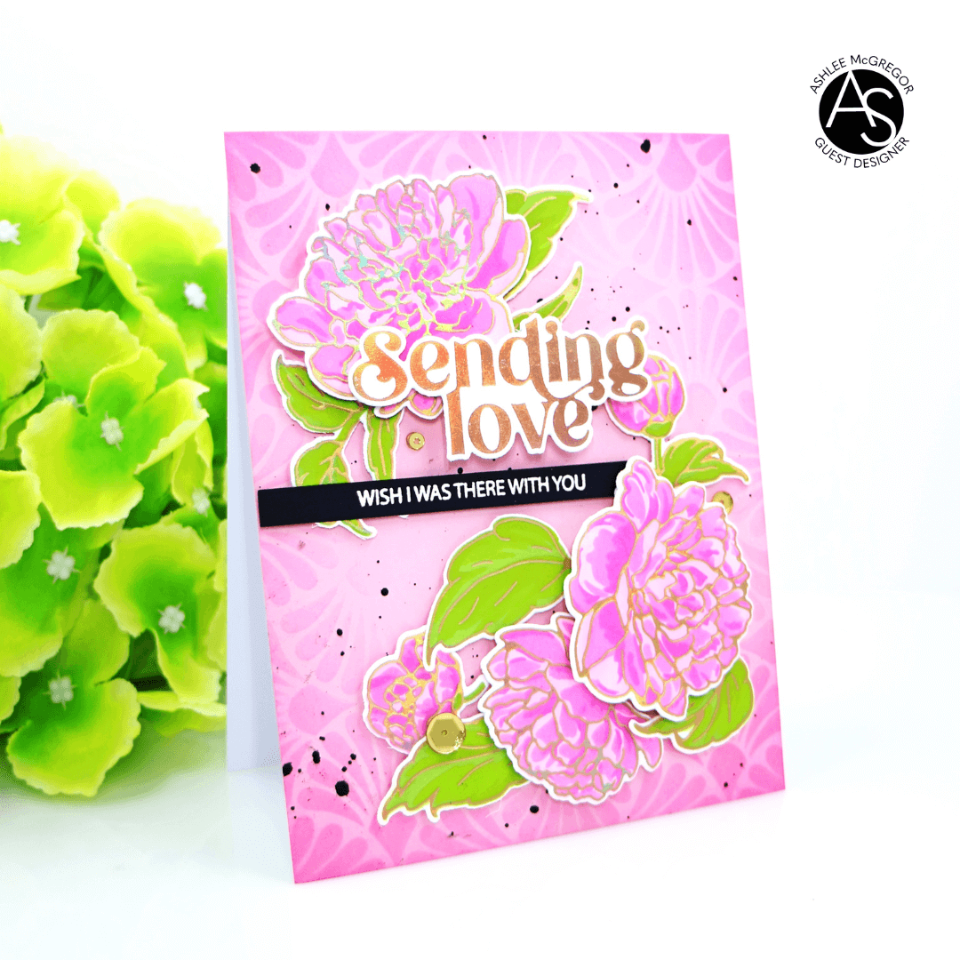 Gorgeous Peonies Stencil Set