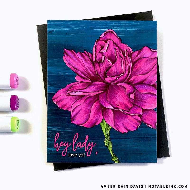 Sweet Gardenia Digital Stamp - Alex Syberia Designs