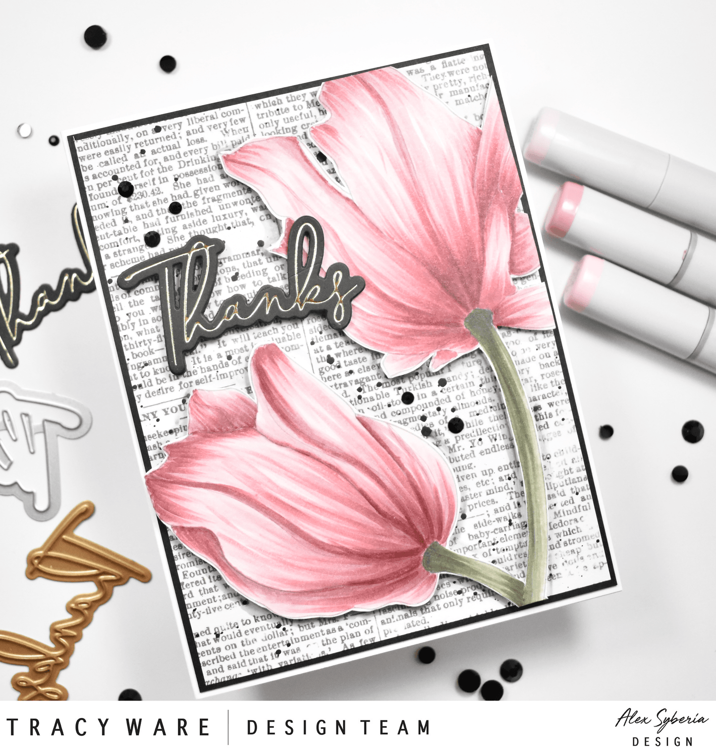 Tulip Close-up Digital Stamp - Alex Syberia Designs