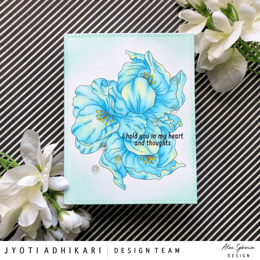 Spring Tulips Digital Stamp - Alex Syberia Designs