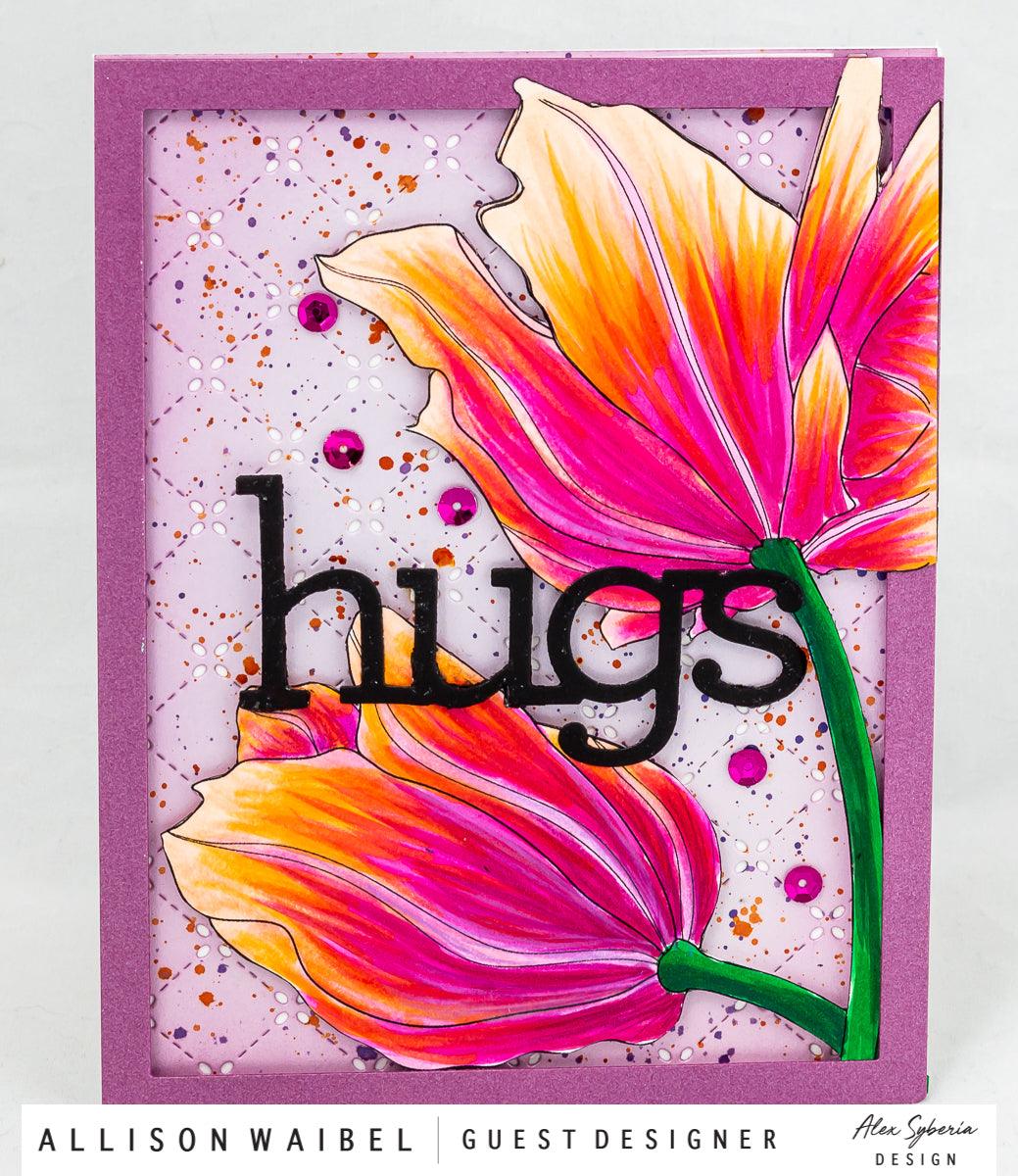 Tulip Close-up Digital Stamp - Alex Syberia Designs