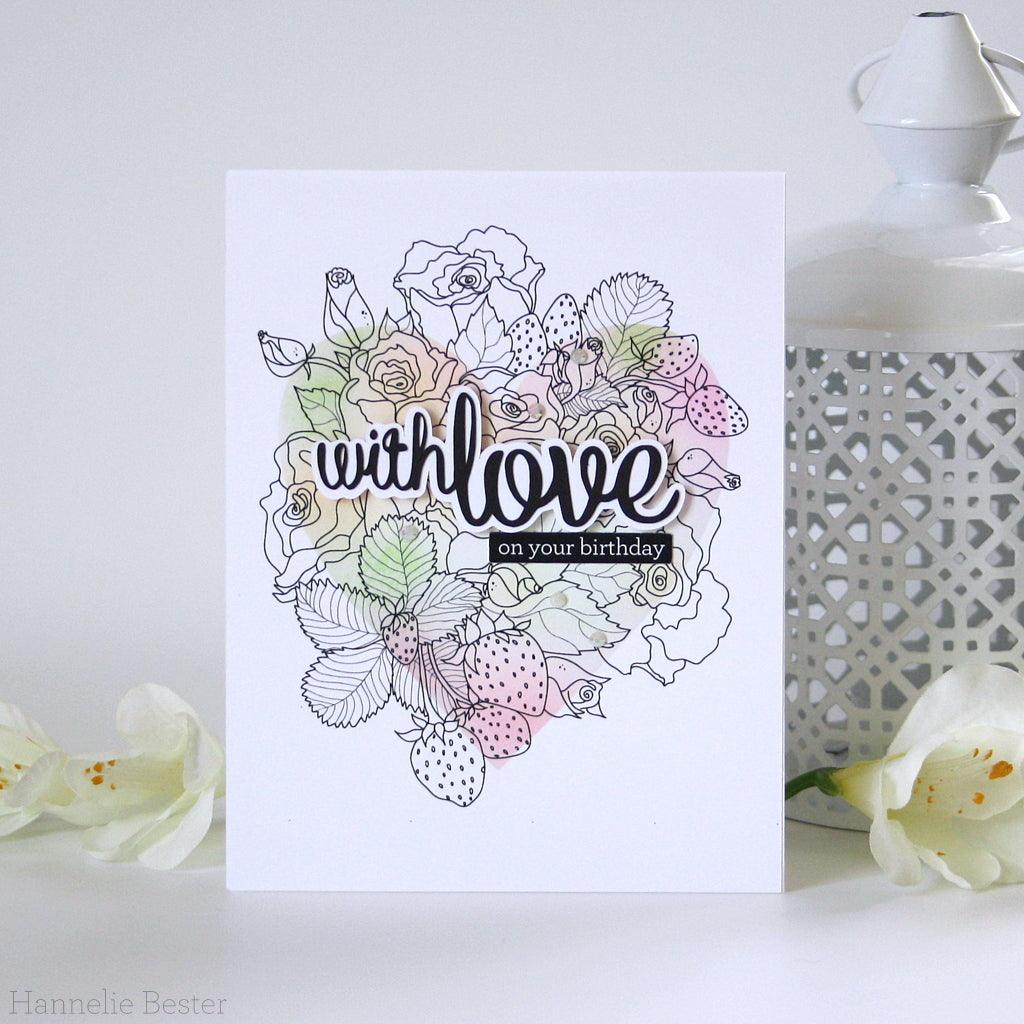 Handpicked Bouquet Digital Stamp - Alex Syberia Designs