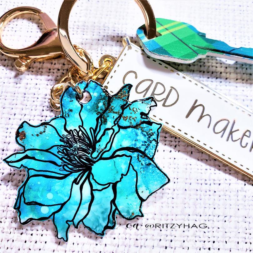 Beautiful Clematis Digi Stamp - alexsyberiadesigns