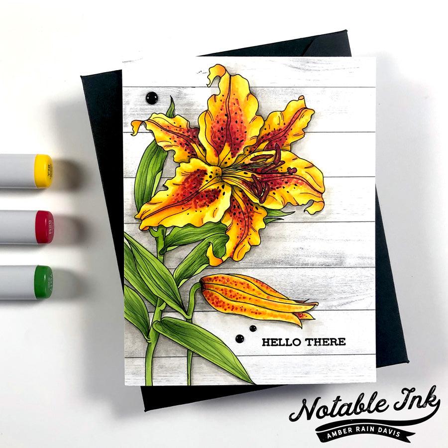 Lily Digital Stamp - Alex Syberia Designs