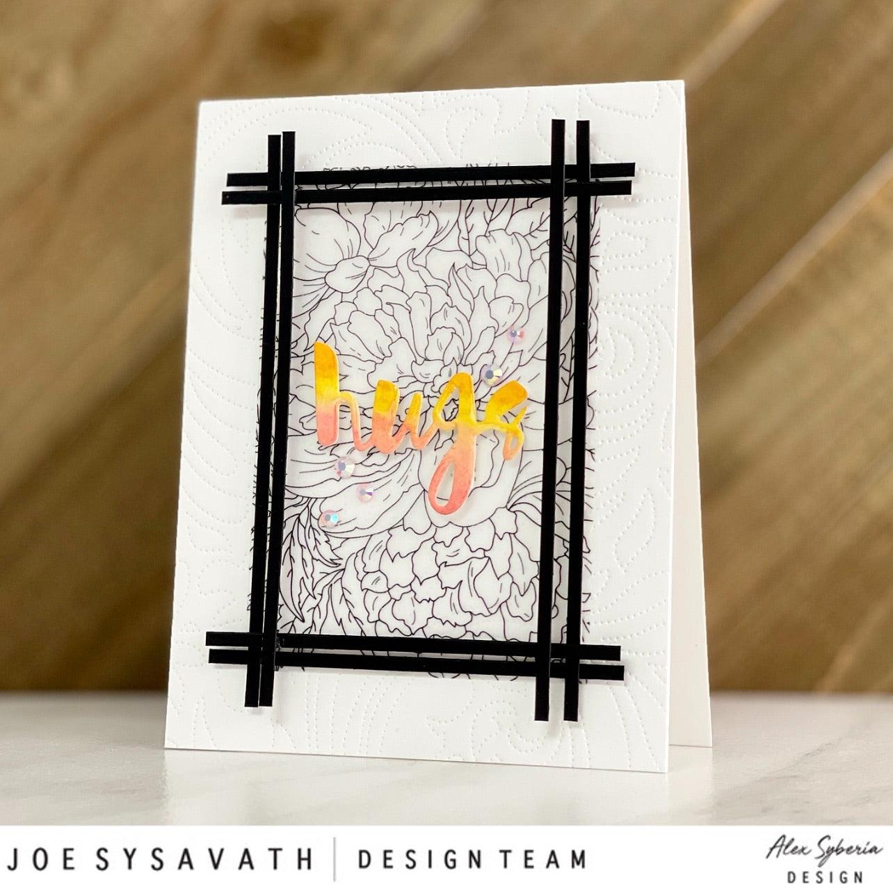 Peony Digital Stamp - Alex Syberia Designs