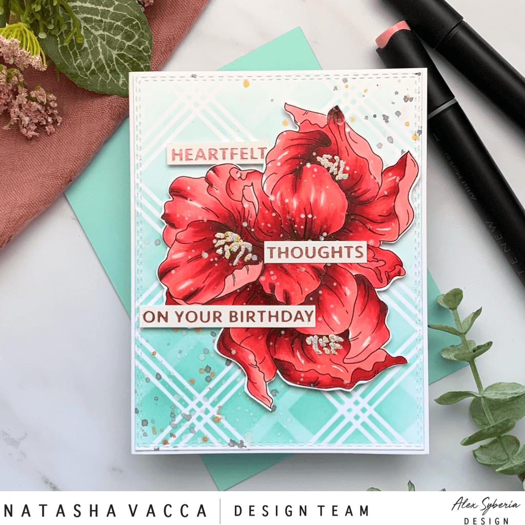 Spring Tulips Digital Stamp - Alex Syberia Designs