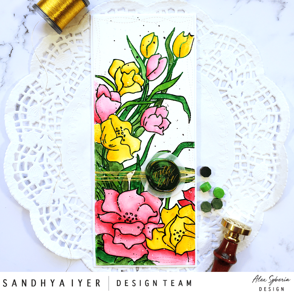 Spring Time Digital Stamp - Alex Syberia Designs