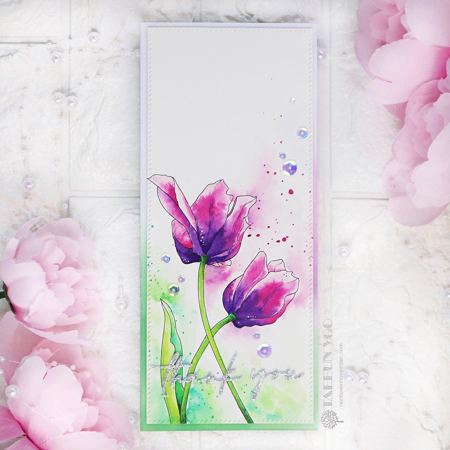 Tulips Digital Stamp Bundle - Alex Syberia Designs
