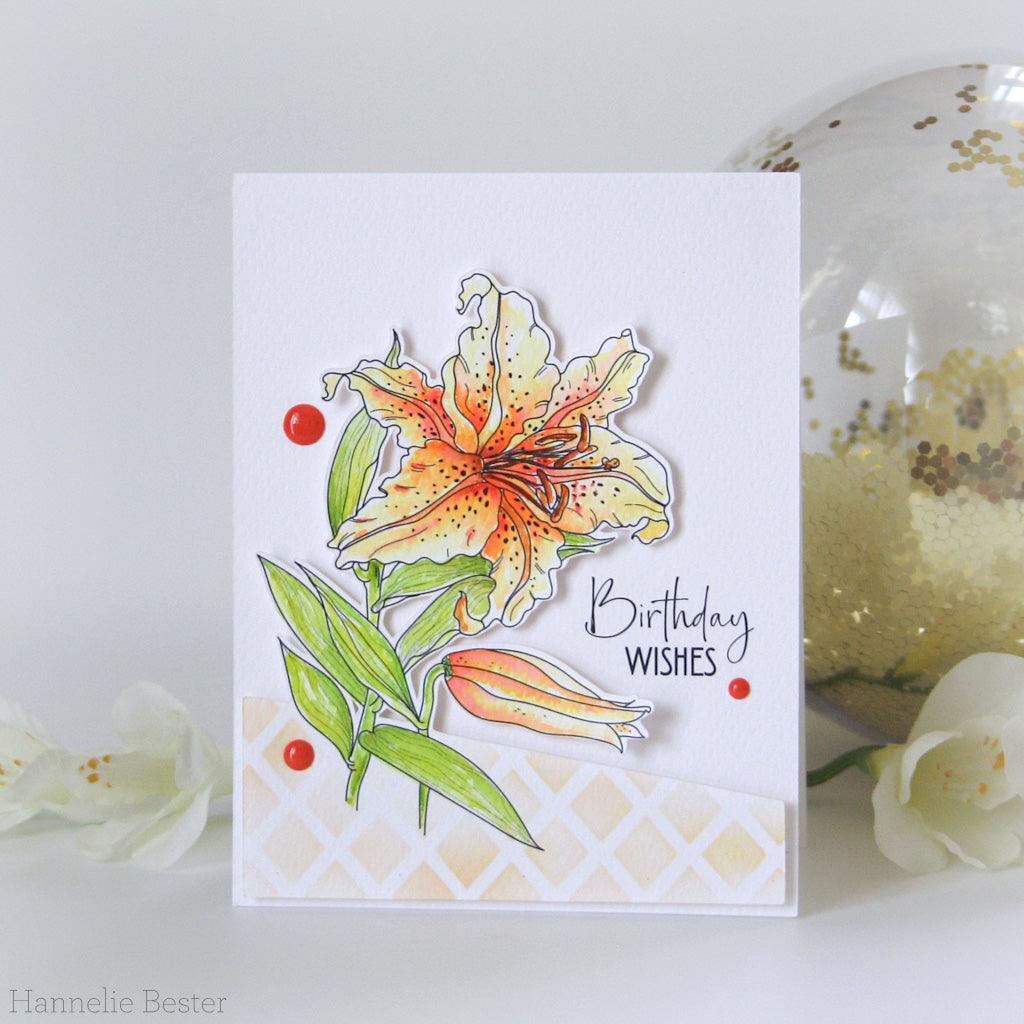 Lily Digital Stamp - Alex Syberia Designs