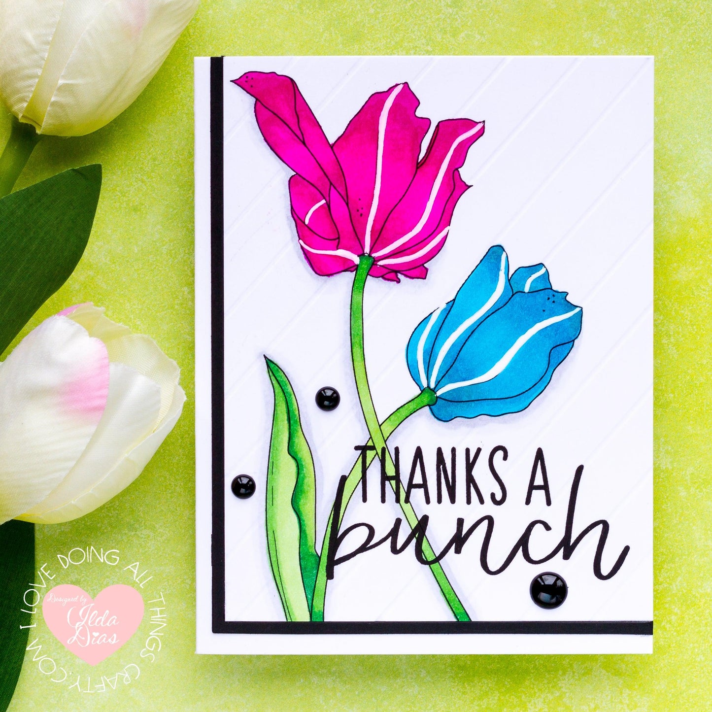 Tulips Digital Stamp Bundle - Alex Syberia Designs