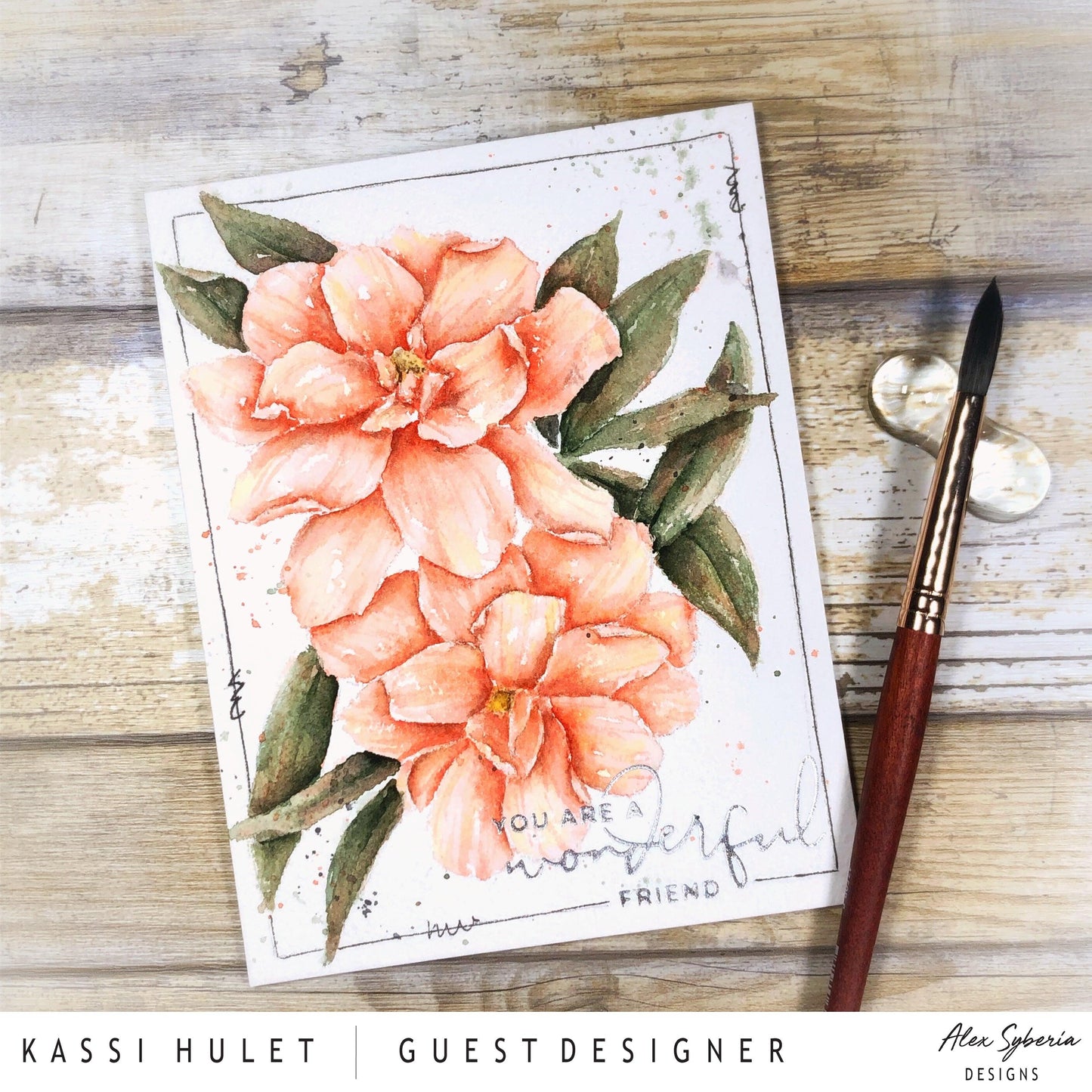 Precious Flowers Digital Stamp - Alex Syberia Designs