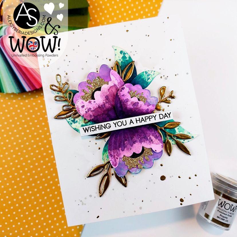 Classic Foliage Die Set - Alex Syberia Designs-watercolouring-wow-embossing